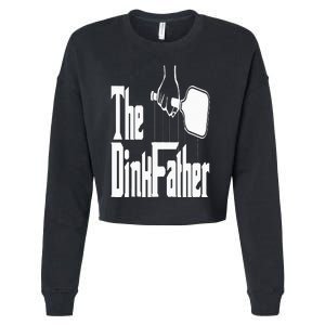 Pickleball The Dinkfather Cropped Pullover Crew