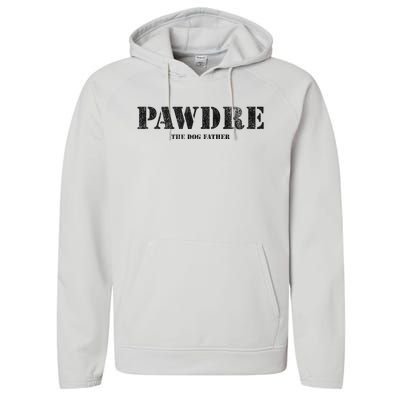 PAWDRE, The Dog Father, Dog Dad Father's Day  Performance Fleece Hoodie