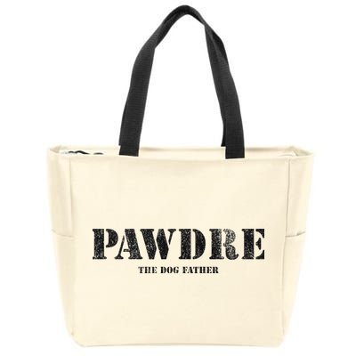 PAWDRE, The Dog Father, Dog Dad Father's Day  Zip Tote Bag