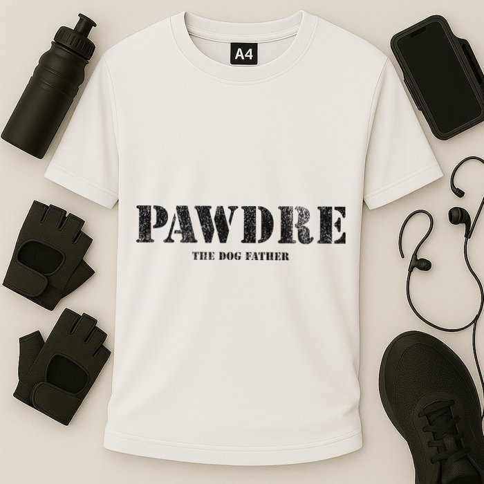PAWDRE, The Dog Father, Dog Dad Father's Day  Cooling Performance Crew T-Shirt