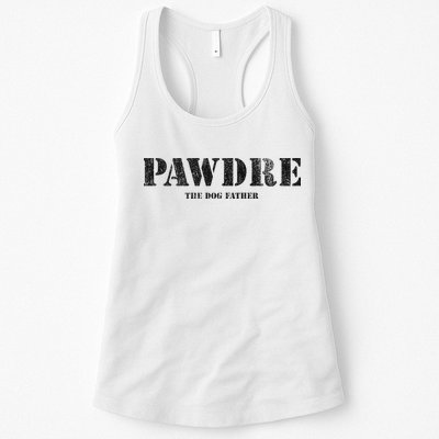 PAWDRE, The Dog Father, Dog Dad Father's Day  Womens Tank Top