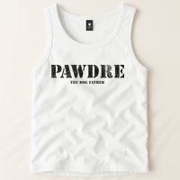 PAWDRE, The Dog Father, Dog Dad Father's Day  Tank Top