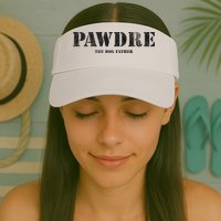 PAWDRE, The Dog Father, Dog Dad Father's Day  Visor