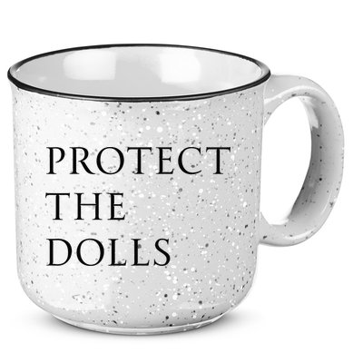 Protect The Dolls For Women 15oz Campfire Ceramic Mug