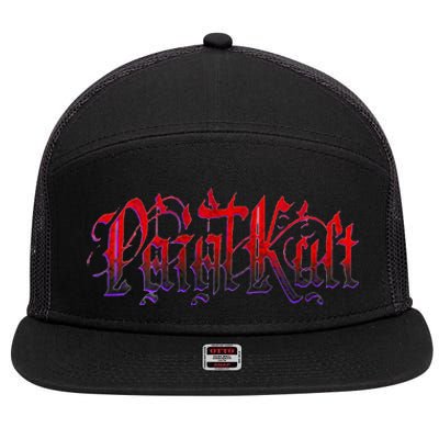 PaintKult Tail Dragger 7 Panel Mesh Trucker Snapback Hat