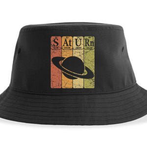 Periodic Table Elements Saturn Planet Space Nerd Sustainable Bucket Hat