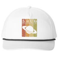 Periodic Table Elements Saturn Planet Space Nerd Snapback Five-Panel Rope Hat