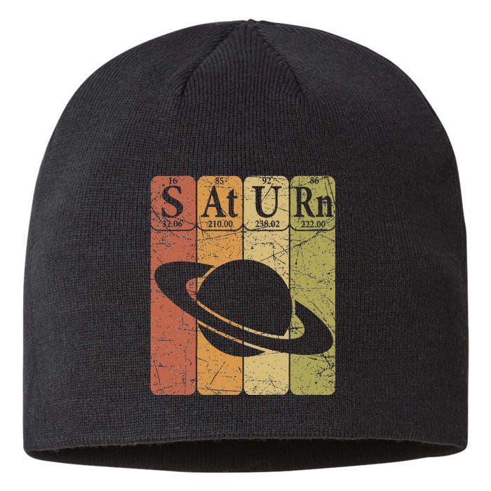 Periodic Table Elements Saturn Planet Space Nerd Sustainable Beanie