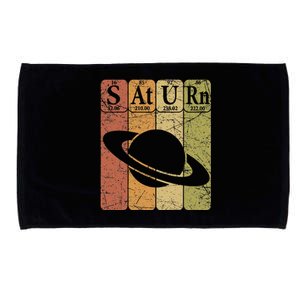 Periodic Table Elements Saturn Planet Space Nerd Microfiber Hand Towel