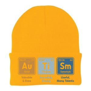 Periodic Table Elets Neurodiversity Autism Awareness Cool Gift Knit Cap Winter Beanie