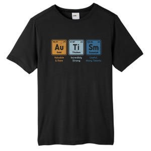 Periodic Table Elets Neurodiversity Autism Awareness Cool Gift Tall Fusion ChromaSoft Performance T-Shirt