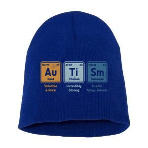 Periodic Table Elets Neurodiversity Autism Awareness Cool Gift Short Acrylic Beanie