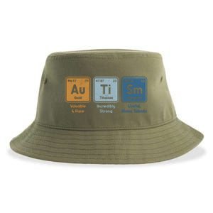 Periodic Table Elets Neurodiversity Autism Awareness Cool Gift Sustainable Bucket Hat