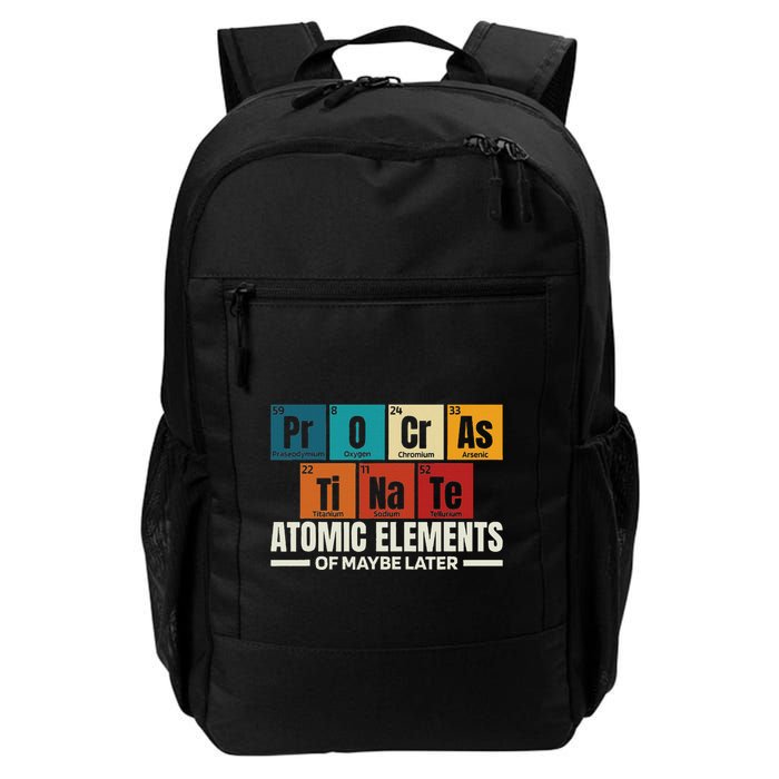 Periodic Table Elements Of Maybe Later Chemical Element Daily Commute Backpack