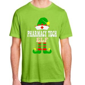 Pharmacy Tech Elf Xmas Matching Family Group Christmas Party Meaningful Gift Adult ChromaSoft Performance T-Shirt