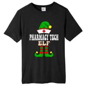 Pharmacy Tech Elf Xmas Matching Family Group Christmas Party Meaningful Gift Tall Fusion ChromaSoft Performance T-Shirt