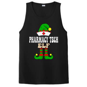 Pharmacy Tech Elf Xmas Matching Family Group Christmas Party Meaningful Gift PosiCharge Competitor Tank