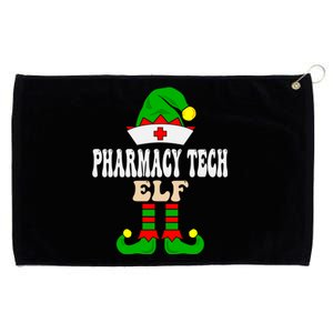 Pharmacy Tech Elf Xmas Matching Family Group Christmas Party Meaningful Gift Grommeted Golf Towel