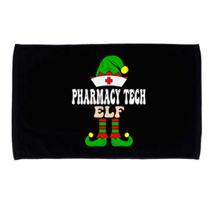 Pharmacy Tech Elf Xmas Matching Family Group Christmas Party Meaningful Gift Microfiber Hand Towel