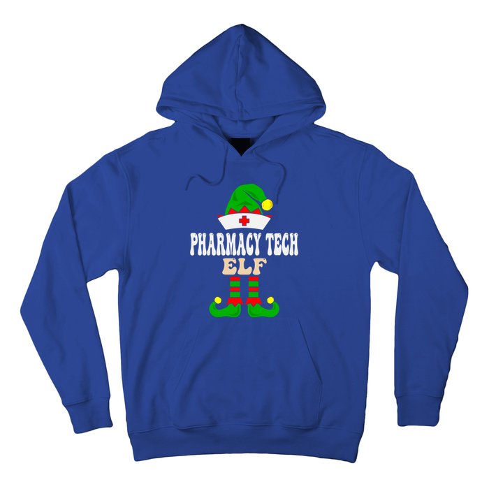 Pharmacy Tech Elf Xmas Matching Family Group Christmas Party Meaningful Gift Hoodie