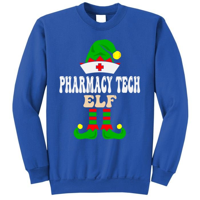 Pharmacy Tech Elf Xmas Matching Family Group Christmas Party Meaningful Gift Sweatshirt