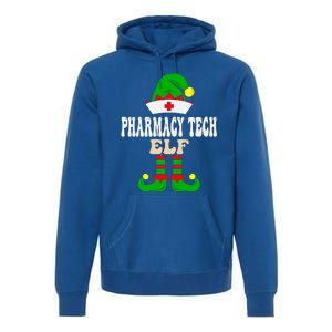 Pharmacy Tech Elf Xmas Matching Family Group Christmas Party Meaningful Gift Premium Hoodie