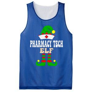 Pharmacy Tech Elf Xmas Matching Family Group Christmas Party Meaningful Gift Mesh Reversible Basketball Jersey Tank