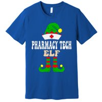 Pharmacy Tech Elf Xmas Matching Family Group Christmas Party Meaningful Gift Premium T-Shirt