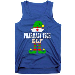 Pharmacy Tech Elf Xmas Matching Family Group Christmas Party Meaningful Gift Tank Top