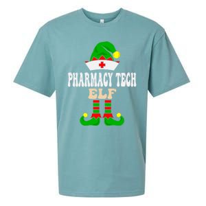 Pharmacy Tech Elf Xmas Matching Family Group Christmas Party Meaningful Gift Sueded Cloud Jersey T-Shirt