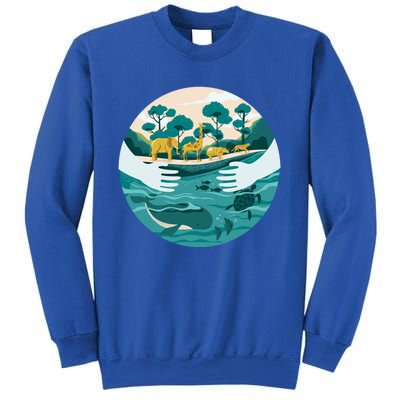 Protect The Environt Save Our Oceans Wildlife Earth Day Meaningful Gift Sweatshirt