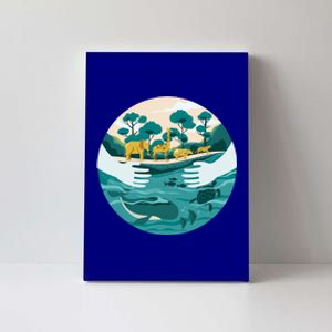 Protect The Environt Save Our Oceans Wildlife Earth Day Meaningful Gift Canvas