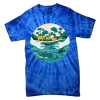 Protect The Environt Save Our Oceans Wildlife Earth Day Meaningful Gift Tie-Dye T-Shirt