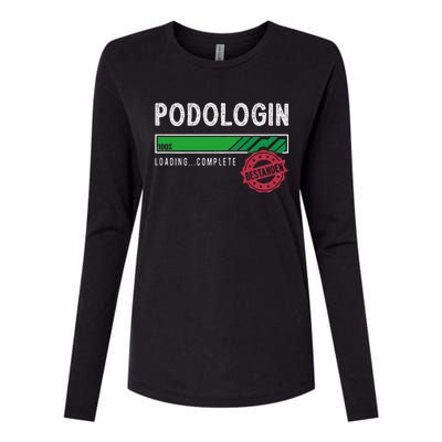 Podologist Training Exam Passed Womens Cotton Relaxed Long Sleeve T-Shirt