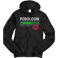 Podologist Training Exam Passed Tie Dye Hoodie