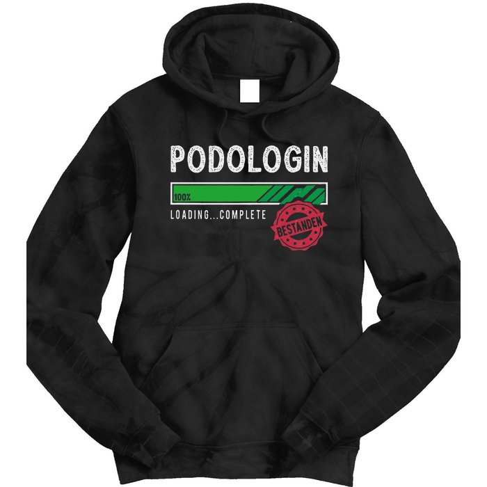 Podologist Training Exam Passed Tie Dye Hoodie