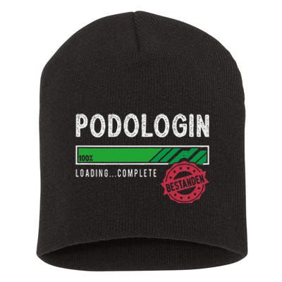 Podologist Training Exam Passed Short Acrylic Beanie