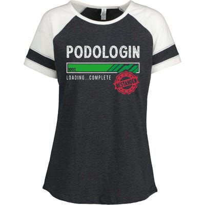 Podologist Training Exam Passed Enza Ladies Jersey Colorblock Tee