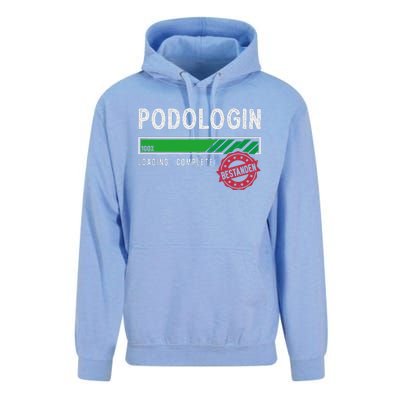 Podologist Training Exam Passed Unisex Surf Hoodie