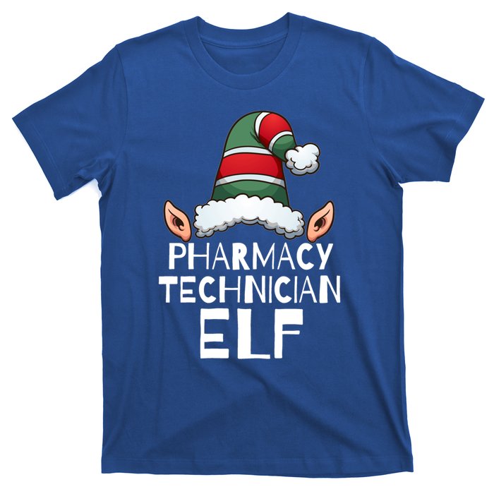 Pharmacy Technician Elf Funny Christmas Holidays Xmas Gift Meaningful Gift T-Shirt