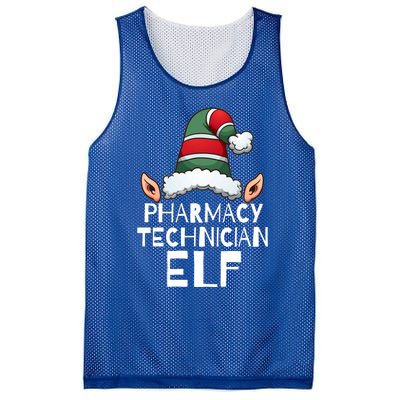 Pharmacy Technician Elf Funny Christmas Holidays Xmas Gift Meaningful Gift Mesh Reversible Basketball Jersey Tank