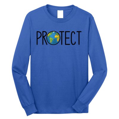 Protect The Earth Earth Day Save Our Planet Cool Gift Long Sleeve Shirt