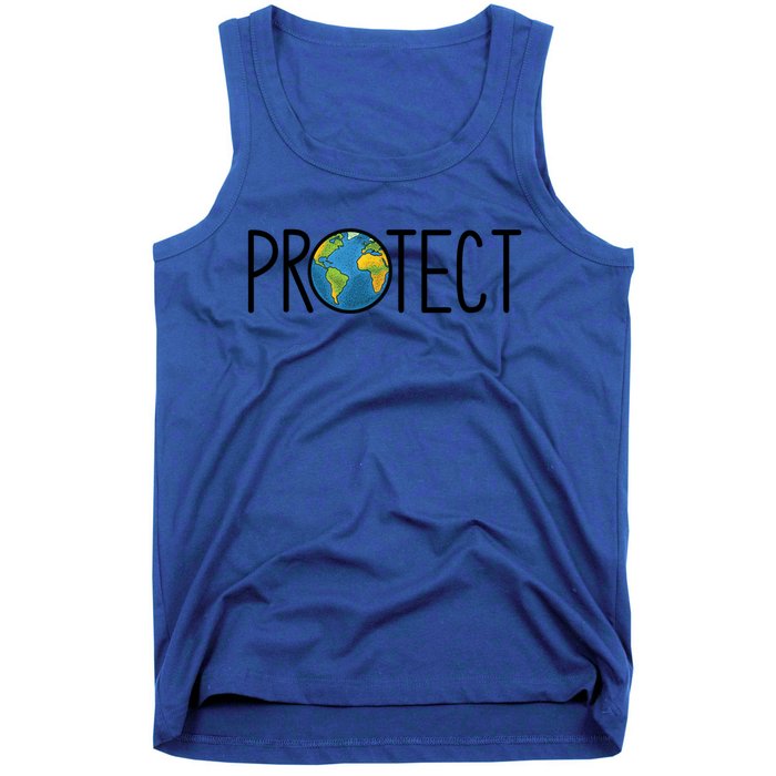 Protect The Earth Earth Day Save Our Planet Cool Gift Tank Top