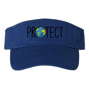 Protect The Earth Earth Day Save Our Planet Cool Gift Valucap Bio-Washed Visor