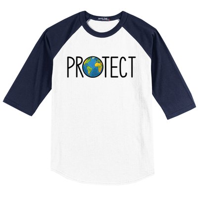 Protect The Earth Earth Day Save Our Planet Cool Gift Baseball Sleeve Shirt