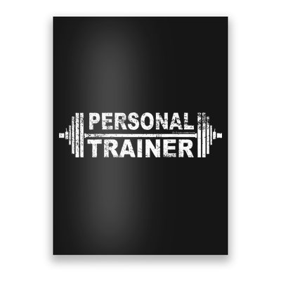 Personal Trainer Exercise Fitness Training Poster