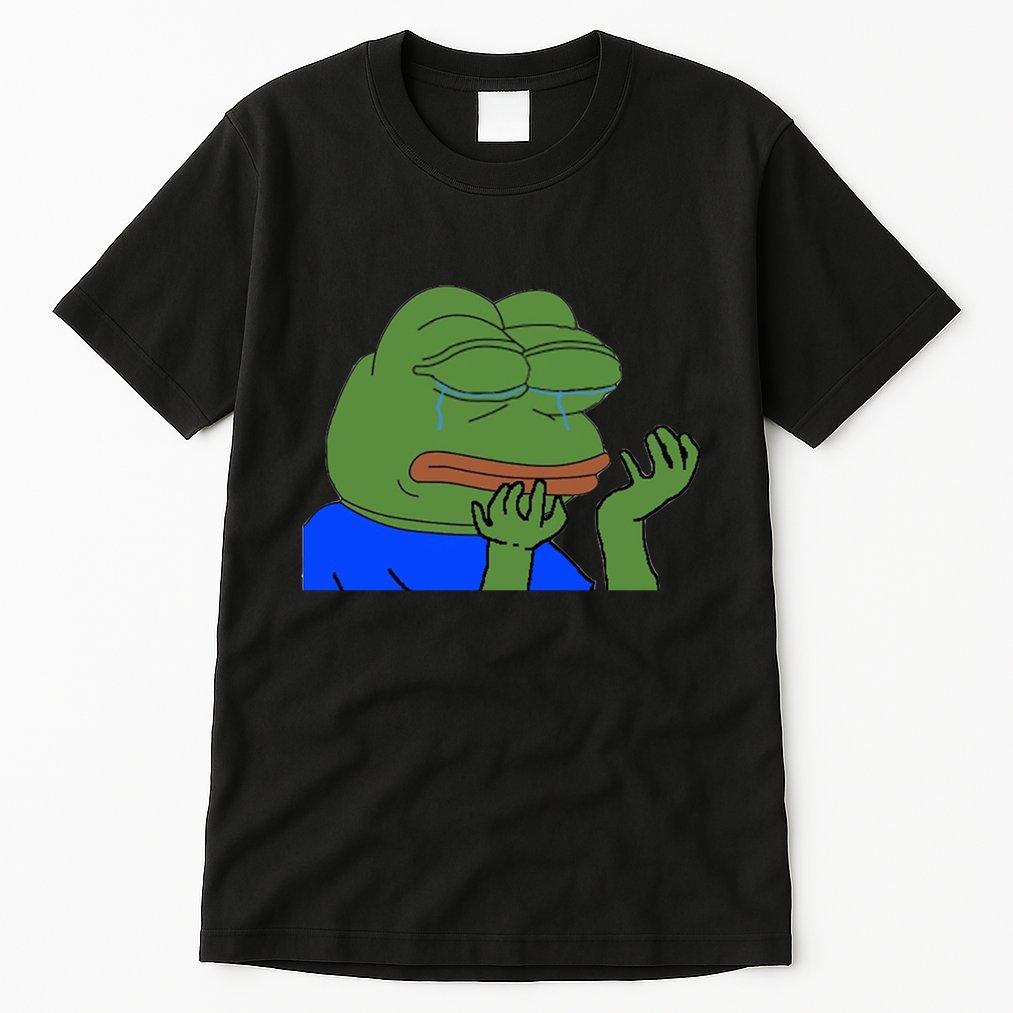 Pepehands Twitch Emote Tall T-Shirt