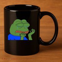 Pepehands Twitch Emote 11oz C Handle Ceramic Mug