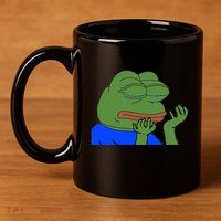 Pepehands Twitch Emote 11oz C Handle Ceramic Mug
