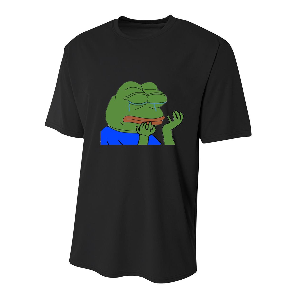 Pepehands Twitch Emote Youth Performance Sprint T-Shirt